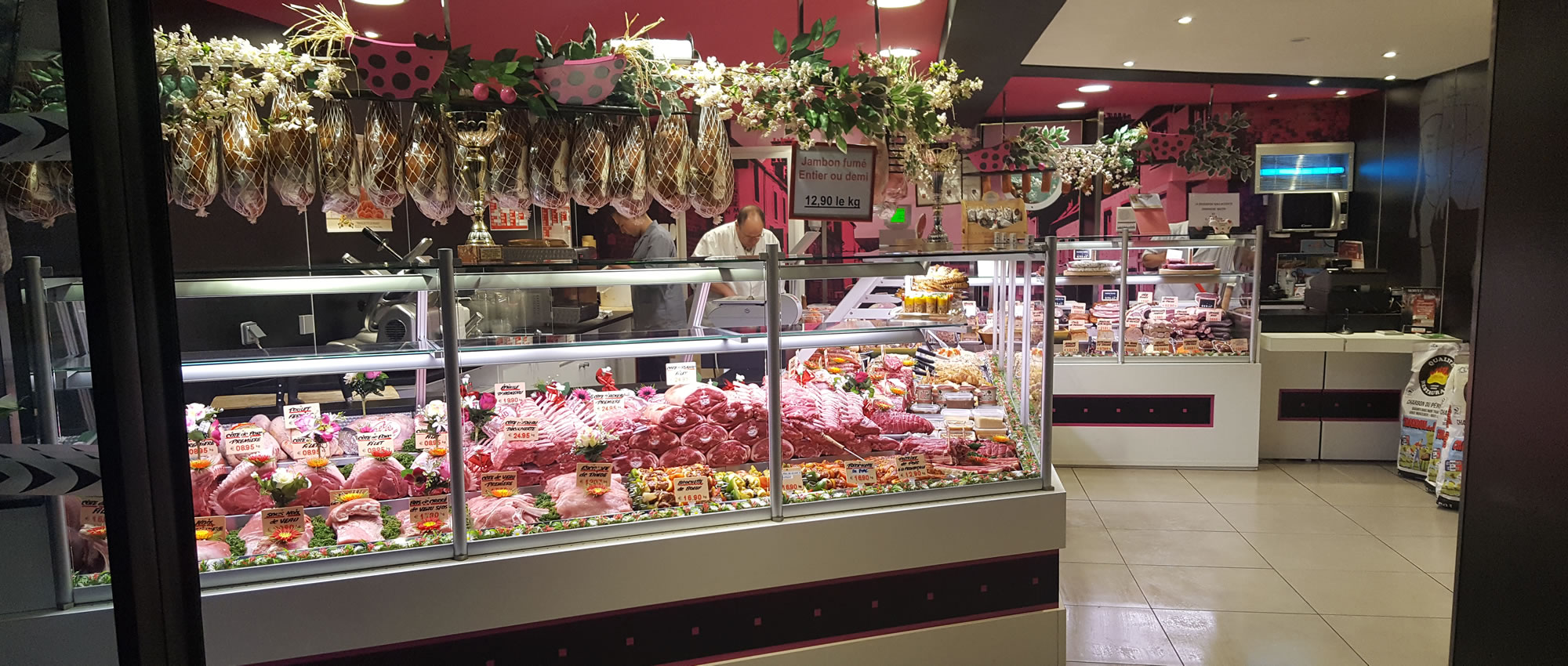 Intérieur de la Boucherie-Charcuterie Martinel