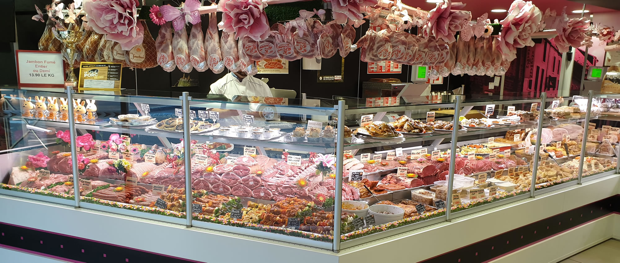 Intérieur de la Boucherie-Charcuterie Martinel